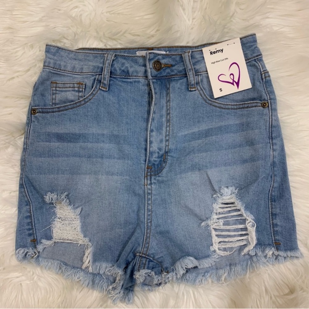 NWT Windsor high rise jean shorts